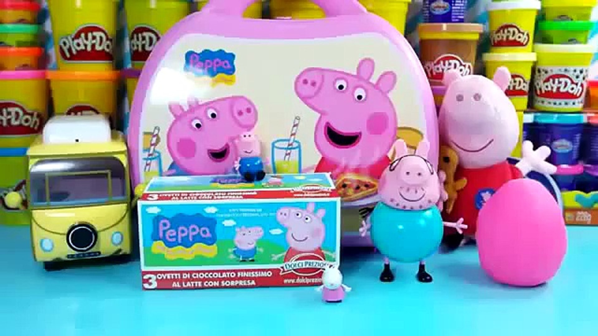 peppa pig eggs play doh