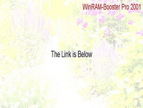 WinRAM-Booster Pro 2001 Key Gen - Free Download [2015]
