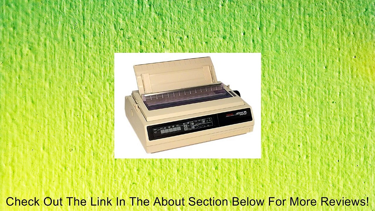 Okidata Ml395 24-Pin 607Cps Wide Black 120V Epson/IBM Review