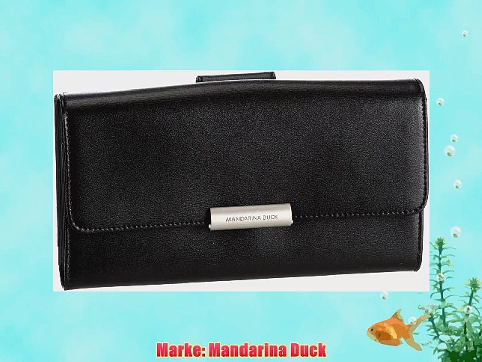 Mandarina Duck HERA PORTAFOGLI 11PA3 Damen Geldb?rsen 19x11x4 cm (B x H x T) Schwarz (Black)