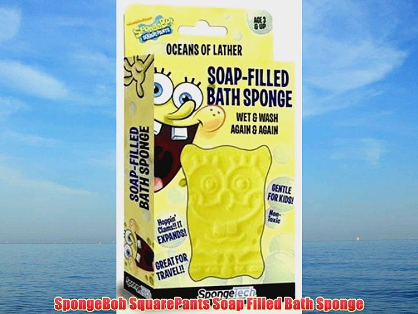 bath sponge with soap