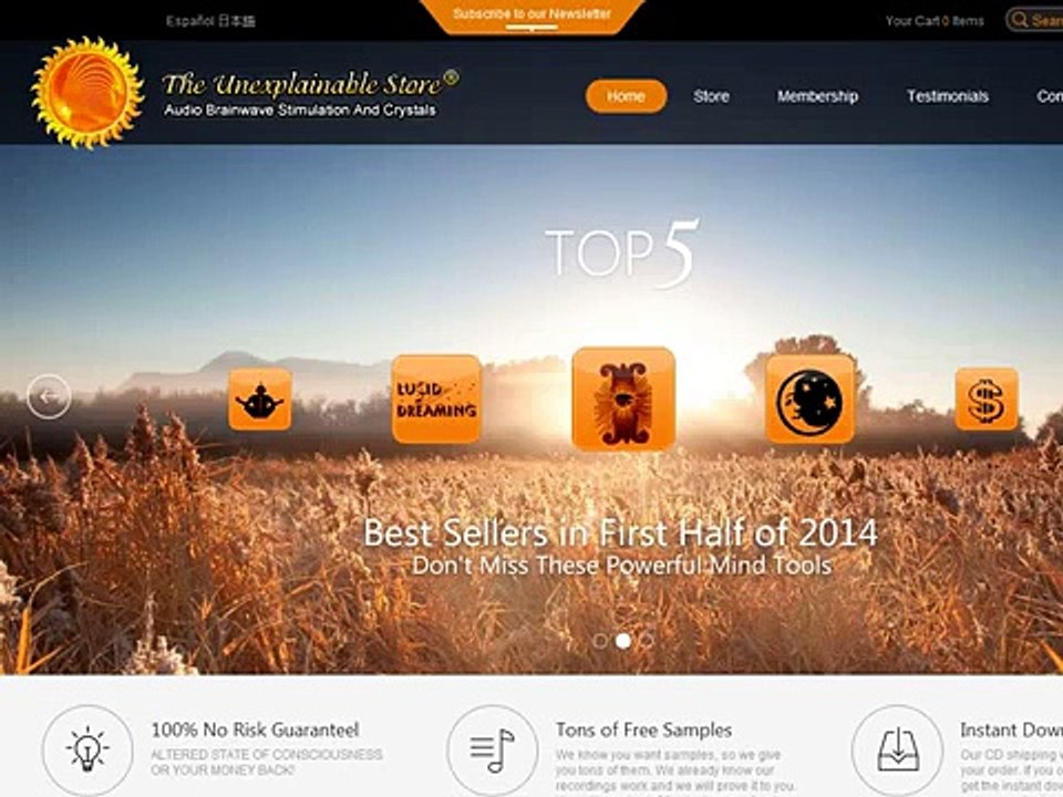 The Unexplainable Store¬Æ-Audio Brainwave Stimulation And Crystals Review