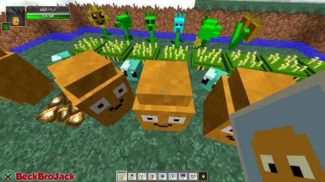 Minecraft Mods: Plants vs. Zombies - Plants and Zombies! (Plants vs Zombies Minecraft Mod Showcase)