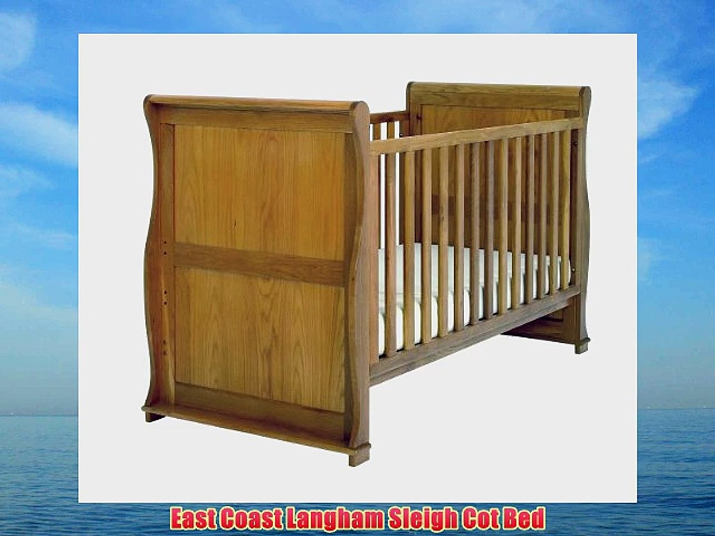 kiddicare sleigh cot bed