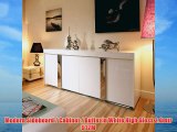 Modern Sideboard / Cabinet / Buffet in White High Gloss 2.0mtr 912M