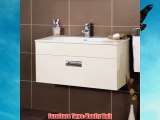 800 Vanity Unit with Basin for Bathroom Ensuite Cloakroom - Luxury Wall Mounted Soft Closing