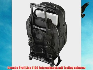 Canubo ProfiLine 1100 Fotorucksack mit Trolley schwarz