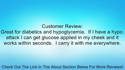 Glutose 15 mg Dose, Oral Glucose Gel - 3 ea Review