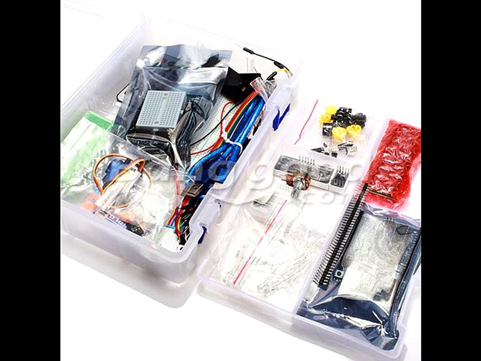 Arduino Compatible UNO R3 Starter Kit Set For Step Motor   1602 LCD