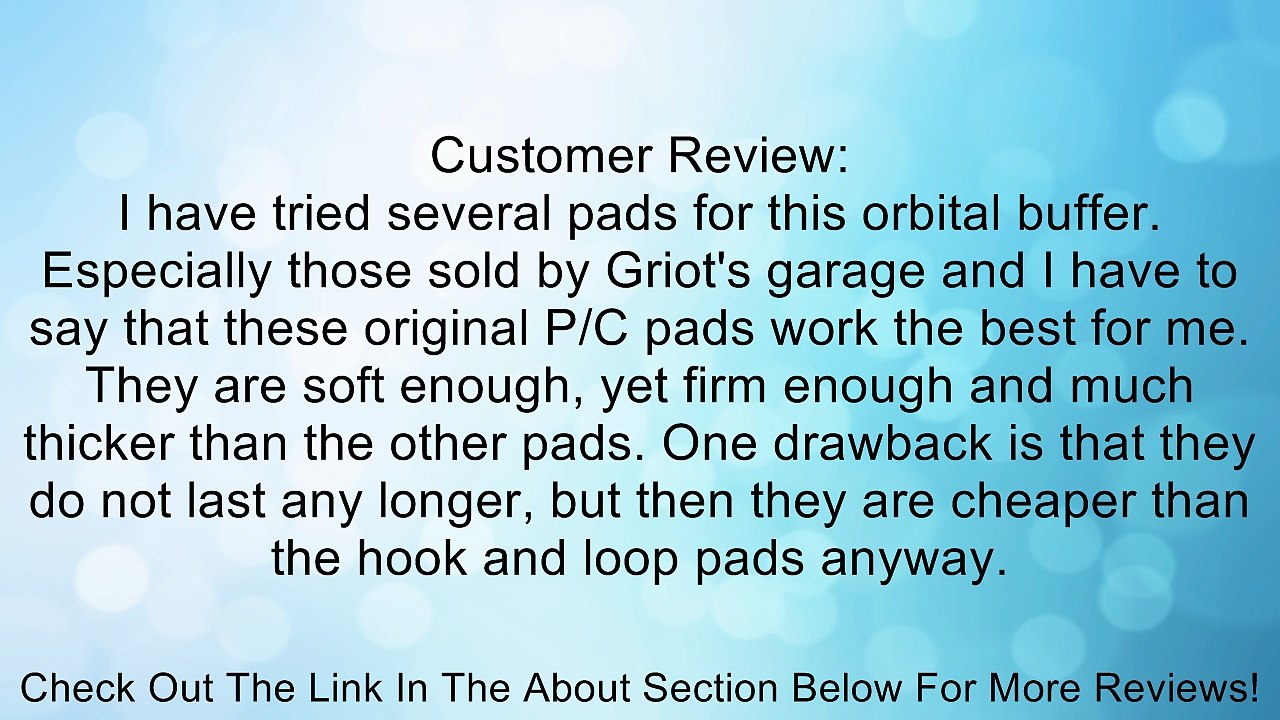 PORTER-CABLE 54745 Polishing Pad for 7424 Polisher Review