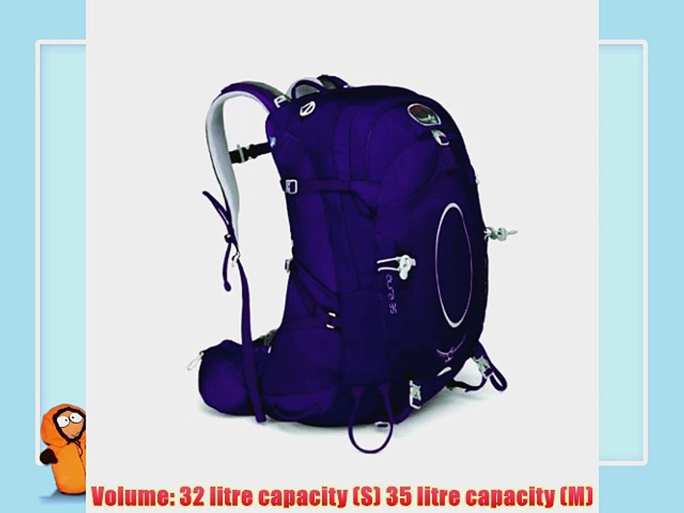 Osprey Womens Aura 35 Backpack - Eggplant Purple