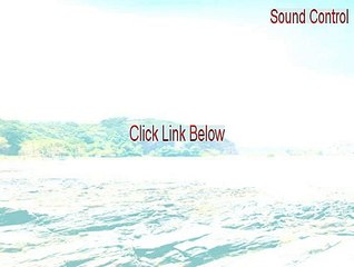 Sound Control Crack [Download Here 2015]