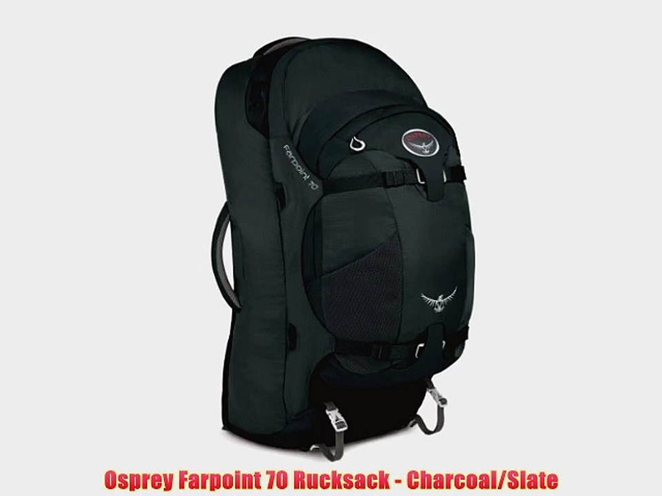 Osprey Farpoint 70 Rucksack - Charcoal/Slate