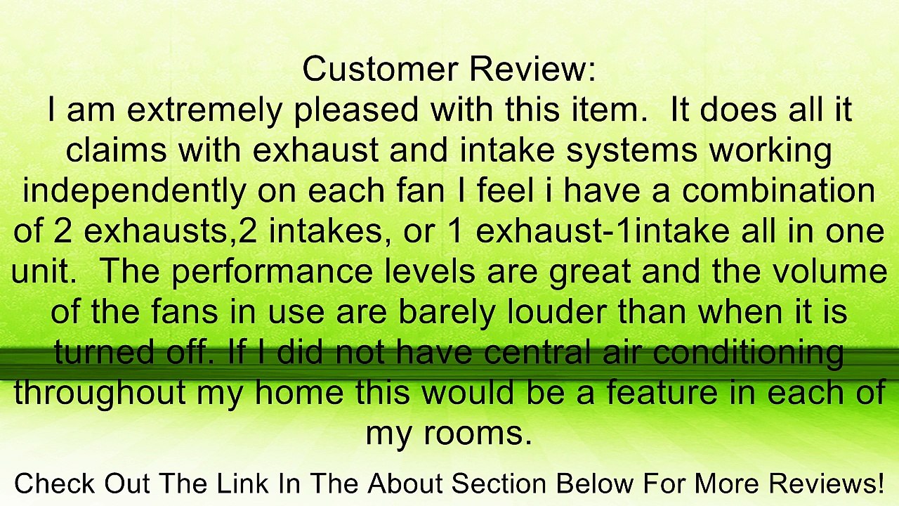 Holmes HAWF-2041 Twin Window Fan Review