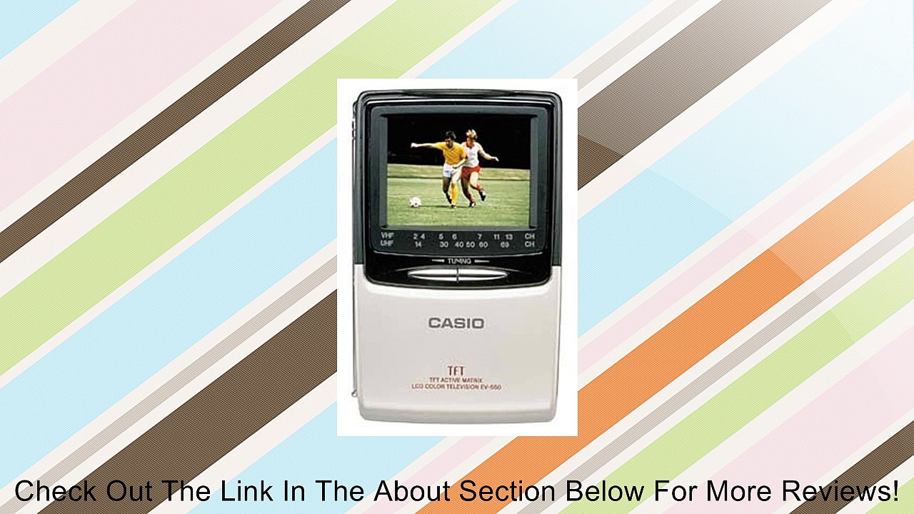 Casio EV550 2.5Inch Portable LCD TV Review Video Dailymotion