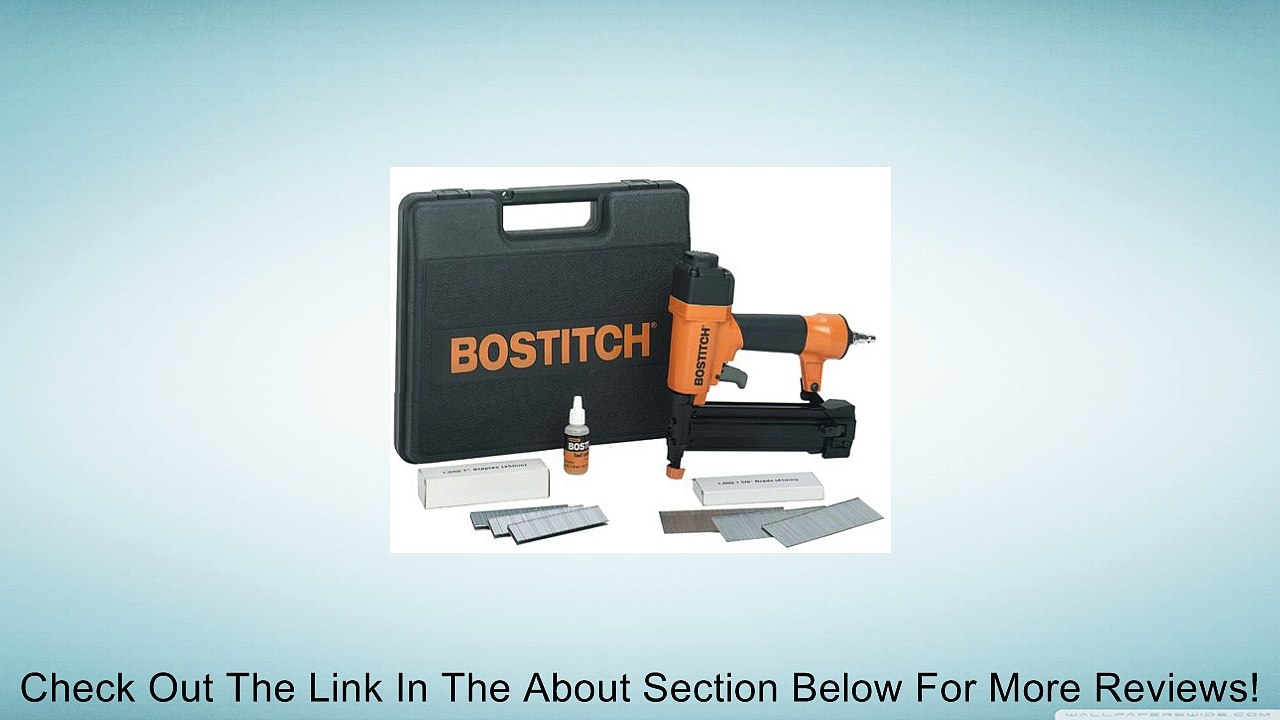 BOSTITCH SB-2IN1 2-In-1 Narrow Crown Stapler/18-gauge Brad Nailer Review