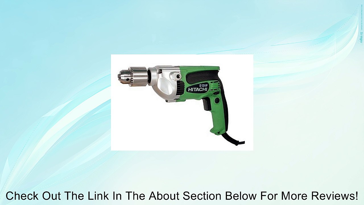 Hitachi Koki Usa D13VF HighPerformance Drill with 1/2Inch Chuck