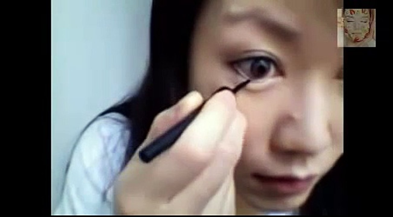 Tutorial Make Up Natural Ala Wanita Jepang (Japanese Eye Make Up) video Dailymotion