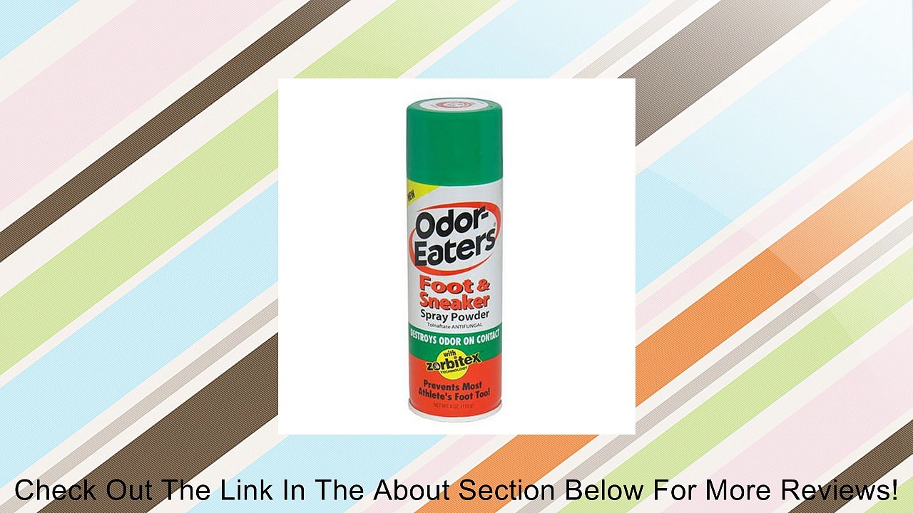 Odor Eaters Antibacterial Foot and Sneaker Spray Powder 4 oz. Review