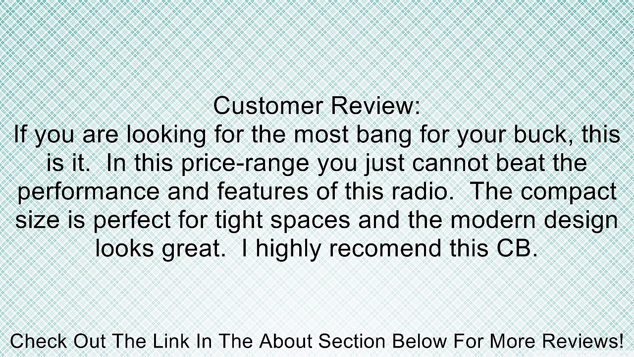 Cobra 18WXSTII Mobile CB Radio with Dual Watch Review