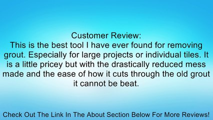 Fein 63502114017 Diamond Mortar Cutting Segmented Saw Blade Review