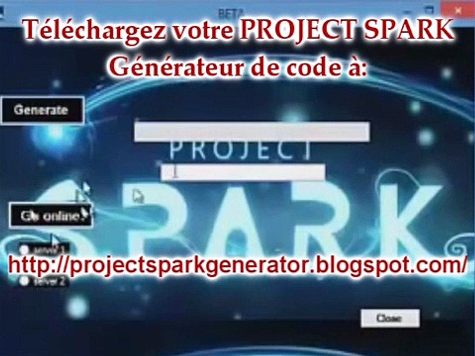 Project Spark Générateur de code Giveaway