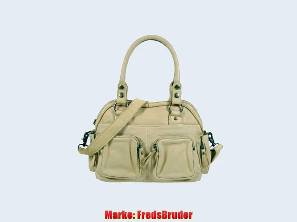 FredsBruder Favorite RIC Henkeltasche Frauenzimmer neu Leder 32 cm light camel