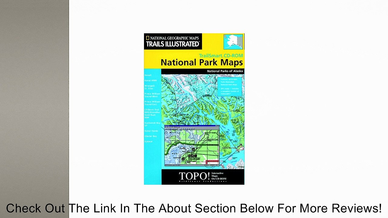 National Geographic TrailSmart National Parks Alaska Topographical Map CD-ROM (Windows) Review