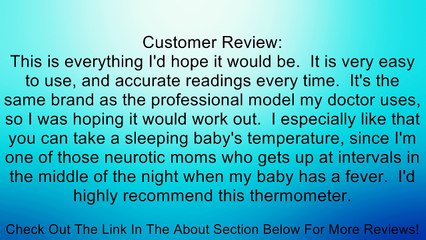 Exergen Temporal Artery Thermometer MODEL# 2000C TAT-2000C Battery Review