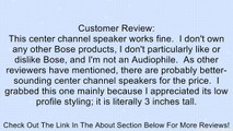 Bose VCS-10 Center Channel Speaker (Black) (Discontinued by Manufacturer) Review