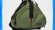 Caden DSLR Camera Shoulder Case Strap Bag Army Green for Canon EOS T3i 1100D 600D 300D 500D