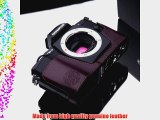 Gariz Genuine Leather XS-CHEM5BR Camera Metal Half Case for Olympus OM-D E-M5 EM5 Brown