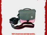 amtonseeshop Pink Camera Case Bag for Nikon Dslr D5200 D5100 D7100 D7000 D3200 D3100 D90 D800