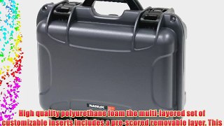 Nanuk 915 Case with Cubed Foam (Graphite)