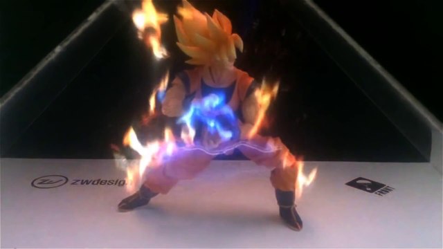 Un Son Goku plus vrai que nature en hologramme pour les fans de Dragon Ball