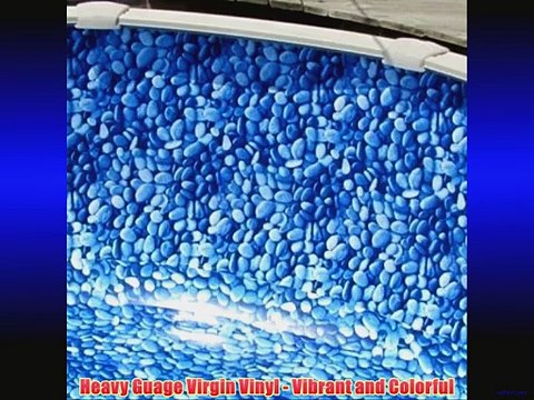 28 ft Round Overlap Above Ground Pool Liner Stoney Creek 3D 25 Gauge