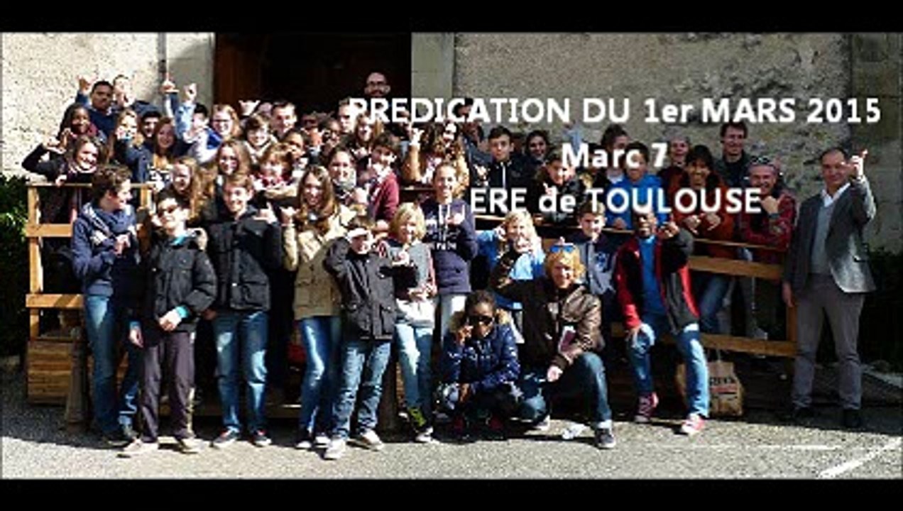 Prédication du 1er mars