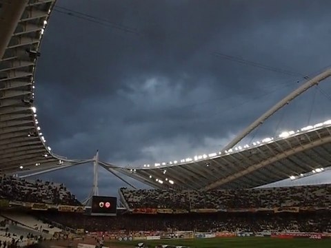 ΑΕΚ-ΟΛΥΜΠΙΑΚΟΣ | Ελικόπτερο πάνω από το ΟΑΚΑ