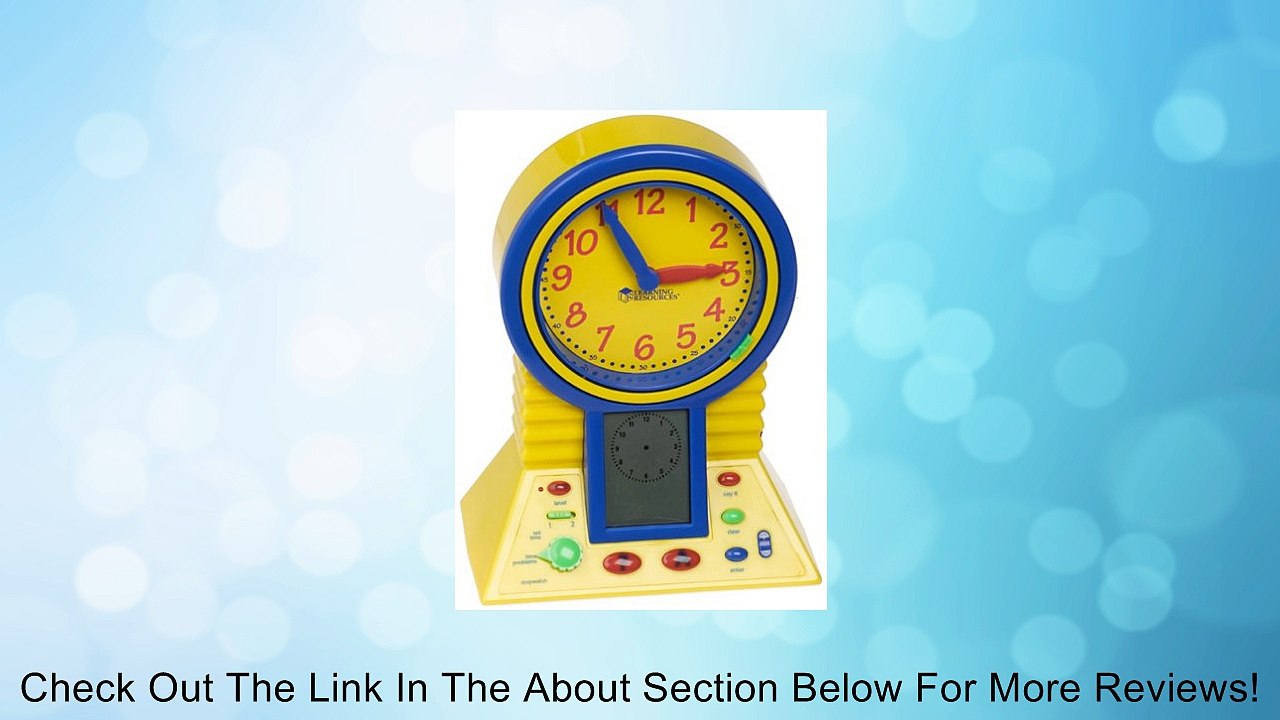 Learning Resources Talking Clever Clock Review