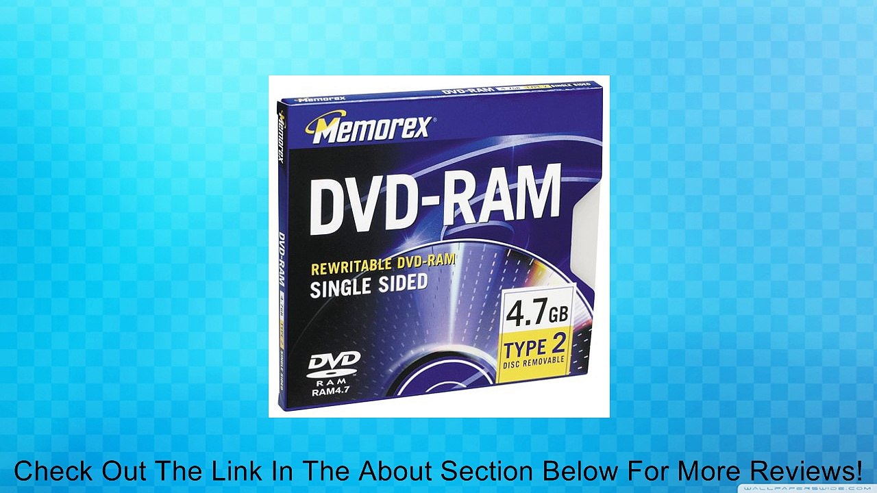 Memorex 4.7GB Type 2 DVD-RAM Media (Discontinued by Manufacturer) Review