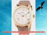 Fossil Damen-Armbanduhr Cecile Multifunktion Analog Quarz Leder AM4532
