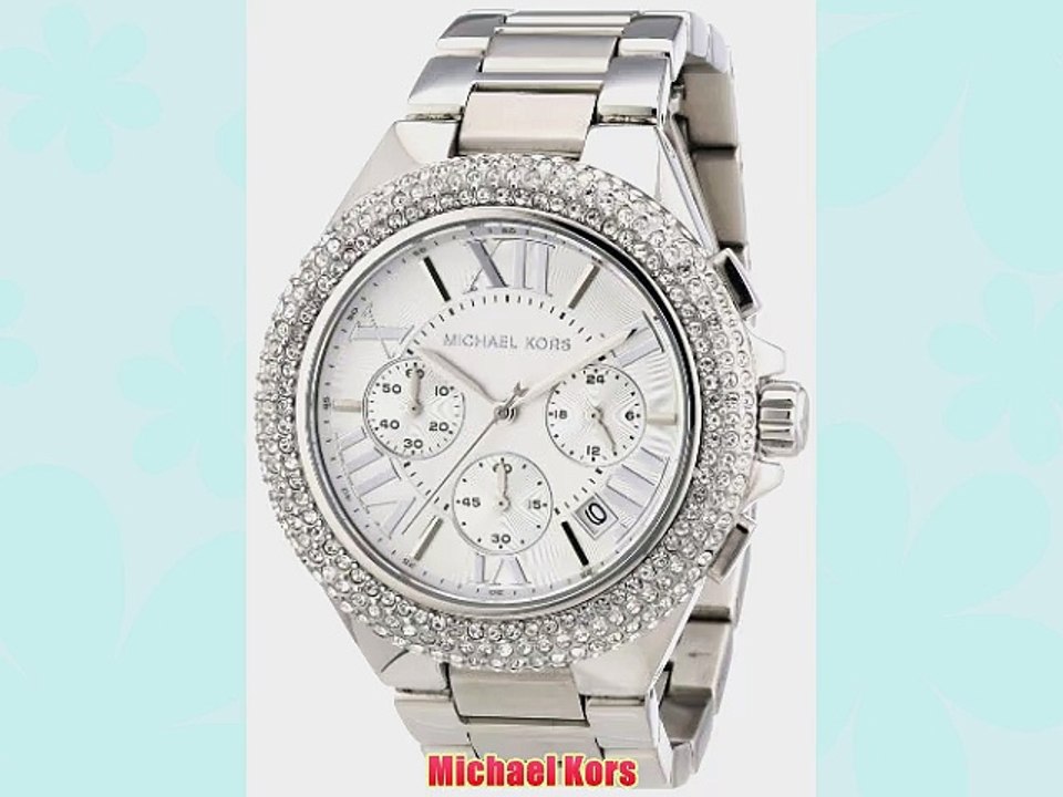 Michael Kors Damen-Armbanduhr XL Camille Chrnograph Quarz Edelstahl MK5634