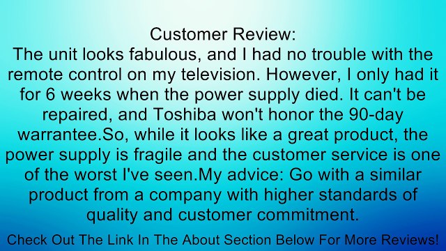 Toshiba SD-V280 DVD-VCR Combo, Silver Review