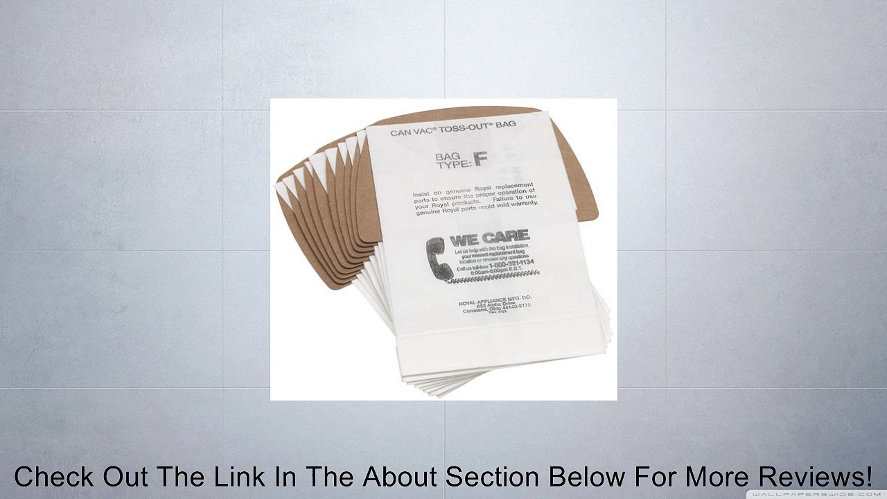 Dirt Devil Type F Vacuum Cleaner Bags (10-Pack) Review
