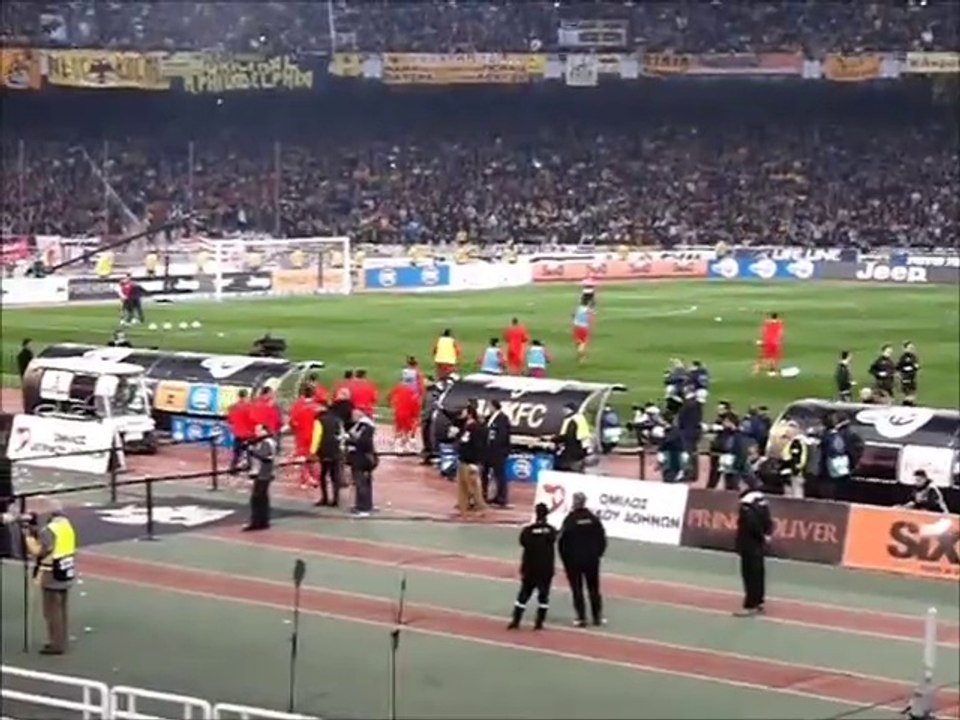 ΑΕΚ-ΟΛΥΜΠΙΑΚΟΣ | Είσοδος ΟΣΦΠ για ζέσταμα