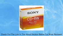 Sony 5CDRW700HS 4X-10X High Speed 700 MB CD-RW in Jewel Case (5-Pack with Hang Tab) (Discontinued by Manufacturer) Review