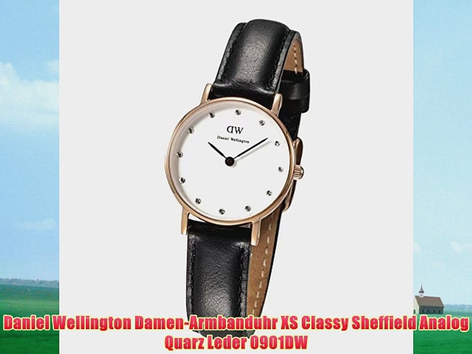 Daniel Wellington Damen-Armbanduhr XS Classy Sheffield Analog Quarz Leder 0901DW