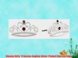 Disney Girls' Princess Sophia Silver-Plated Stud Earrings