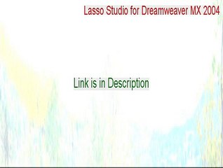 Lasso Studio for Dreamweaver MX 2004 Download Free [Download Now]