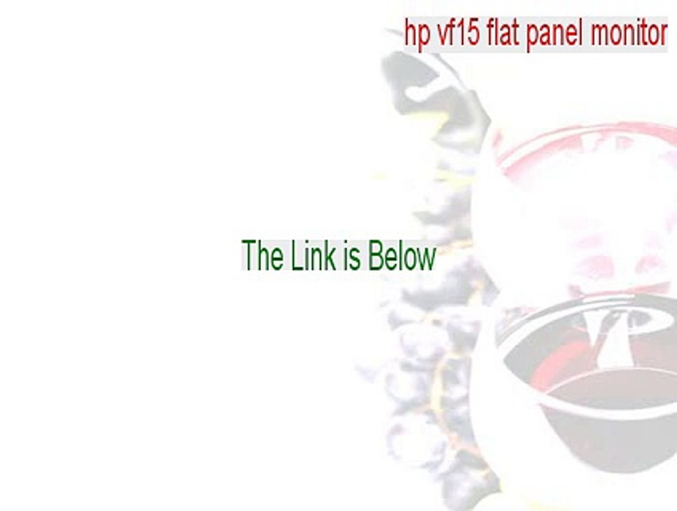 hp vf15 flat panel monitor Key Gen - Instant Download